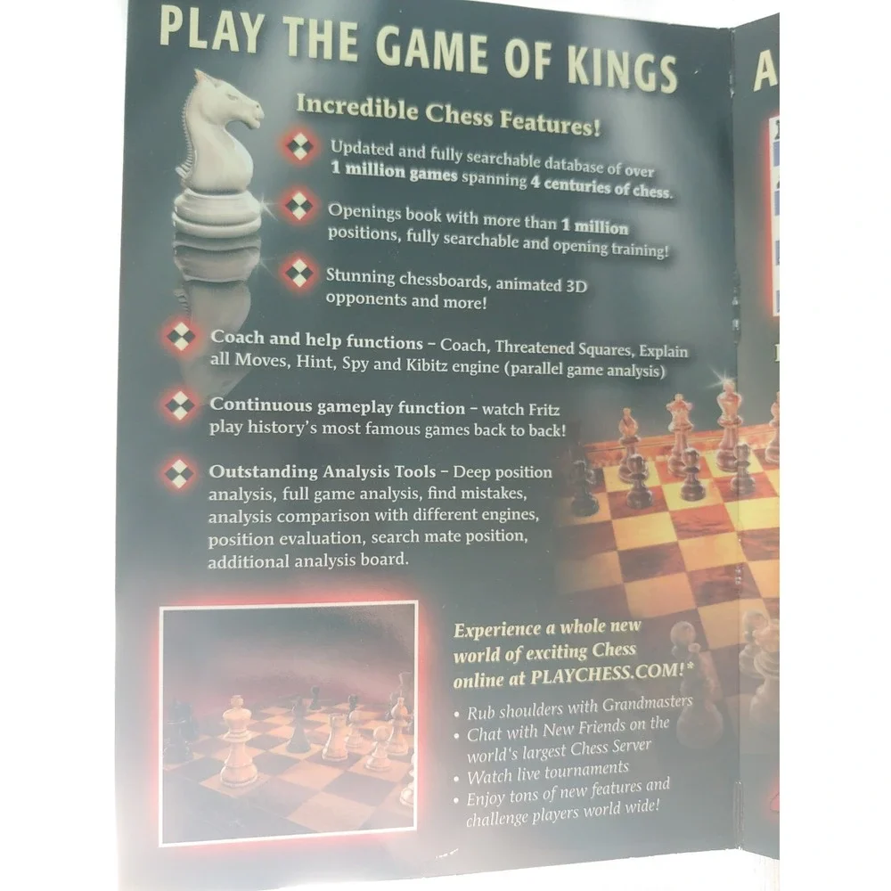 Fritz Chess X PC 2007 The Ultimate Chess Game Sealed New NTSC-U/C US/CANADA Gift